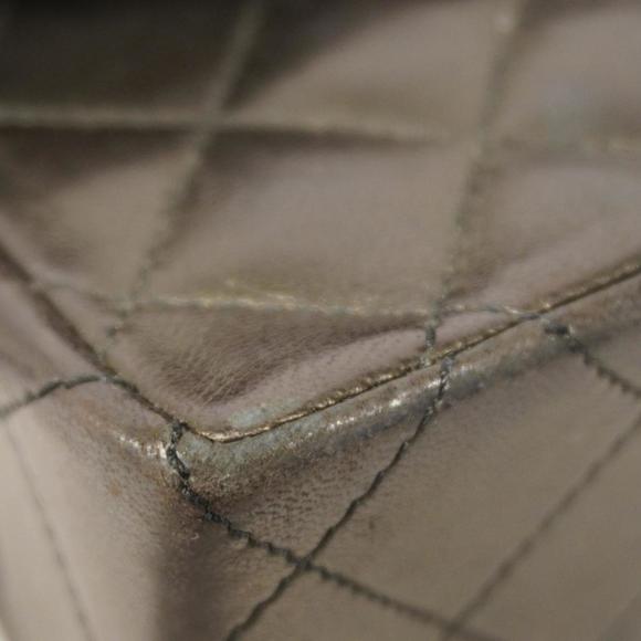 Chanel Shoulder Bag Matelasse Paris Limited W Flap Chain Lambskin Black Gold ... - Picture 6 of 15